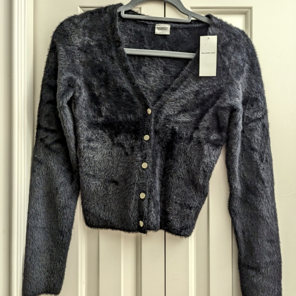 Abercrombie and Fitch Eyelash Slim Cardigan